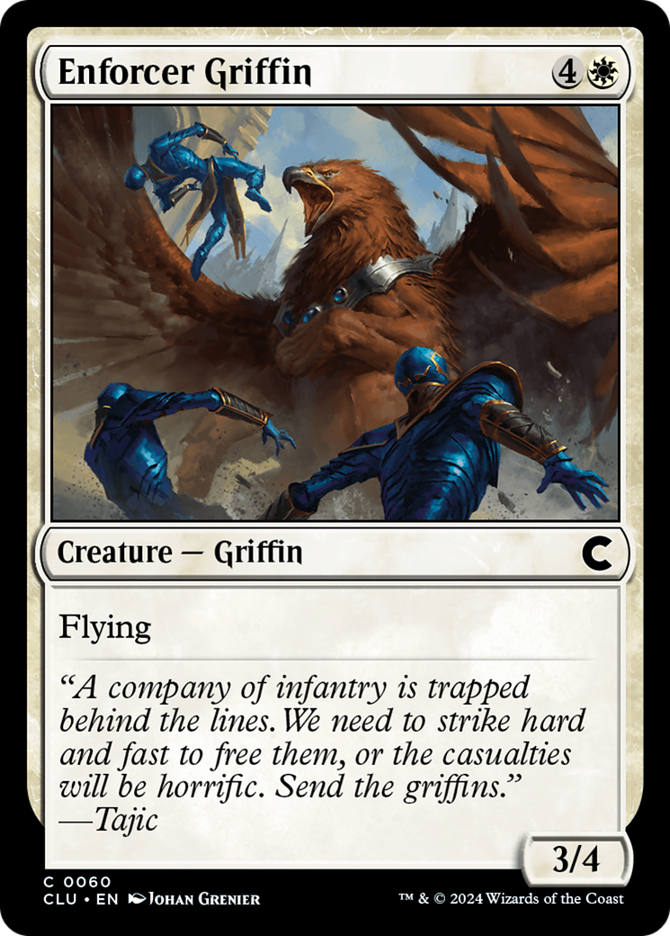 Magic: The Gathering - Enforcer Griffin - Ravnica: Clue Edition