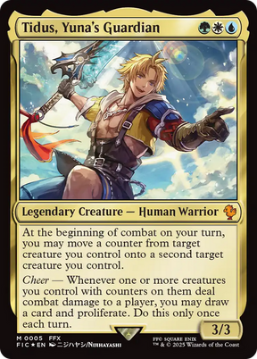 Magic: The Gathering - Tidus, Yuna's Guardian Foil - Final Fantasy Commander