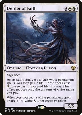 Magic: The Gathering - Defiler of Faith Foil - Dominaria United