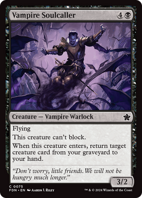 Magic: The Gathering - Vampire Soulcaller - Foundations