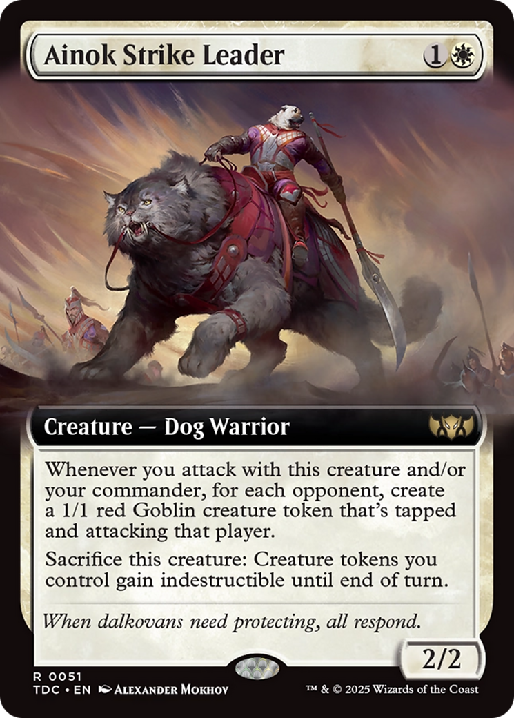 Magic: The Gathering - Ainok Strike Leader - Tarkir: Dragonstorm Commander