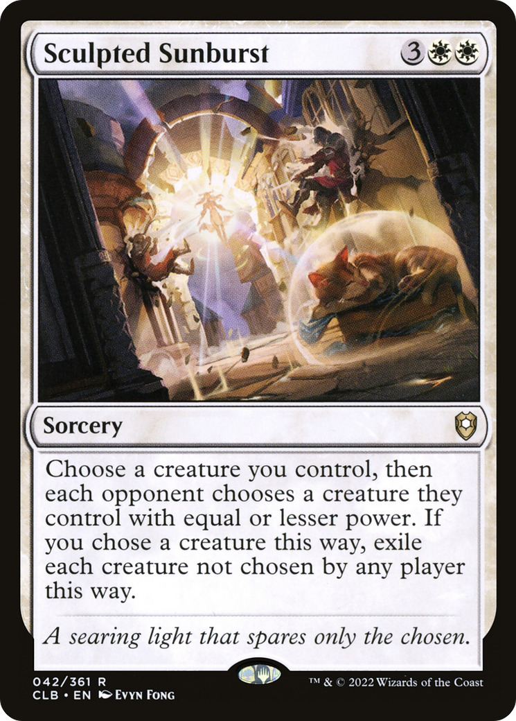 Magic: The Gathering - Sculpted Sunburst - Commander Legends: Battle for Baldur's Gate