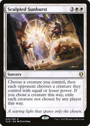 Magic: The Gathering - Sculpted Sunburst - Commander Legends: Battle for Baldur's Gate