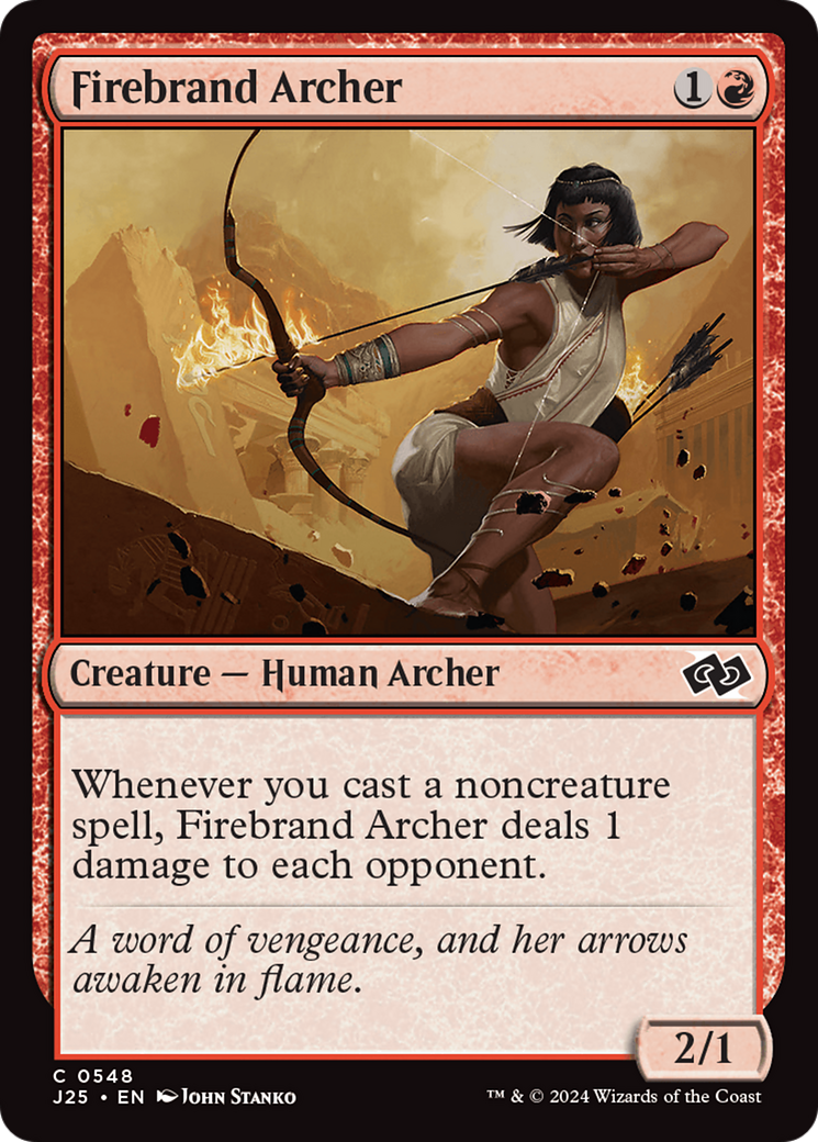 Magic: The Gathering - Firebrand Archer - Foundations Jumpstart