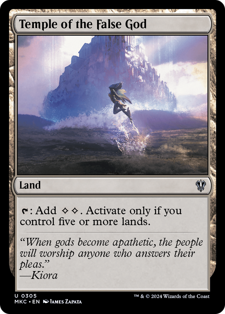 Magic: The Gathering - Temple of the False God - Murders at Karlov Manor Commander