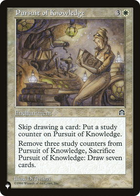 Magic: The Gathering - Pursuit of Knowledge - The List