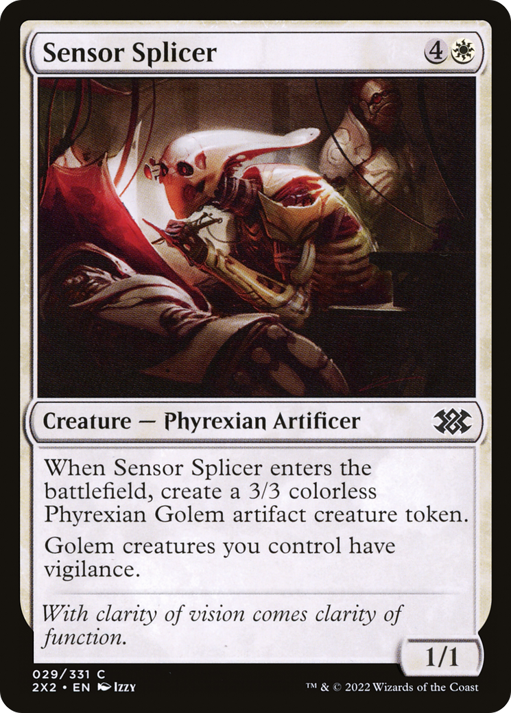 Magic: The Gathering - Sensor Splicer Foil - Double Masters 2022