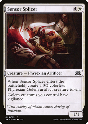 Magic: The Gathering - Sensor Splicer Foil - Double Masters 2022