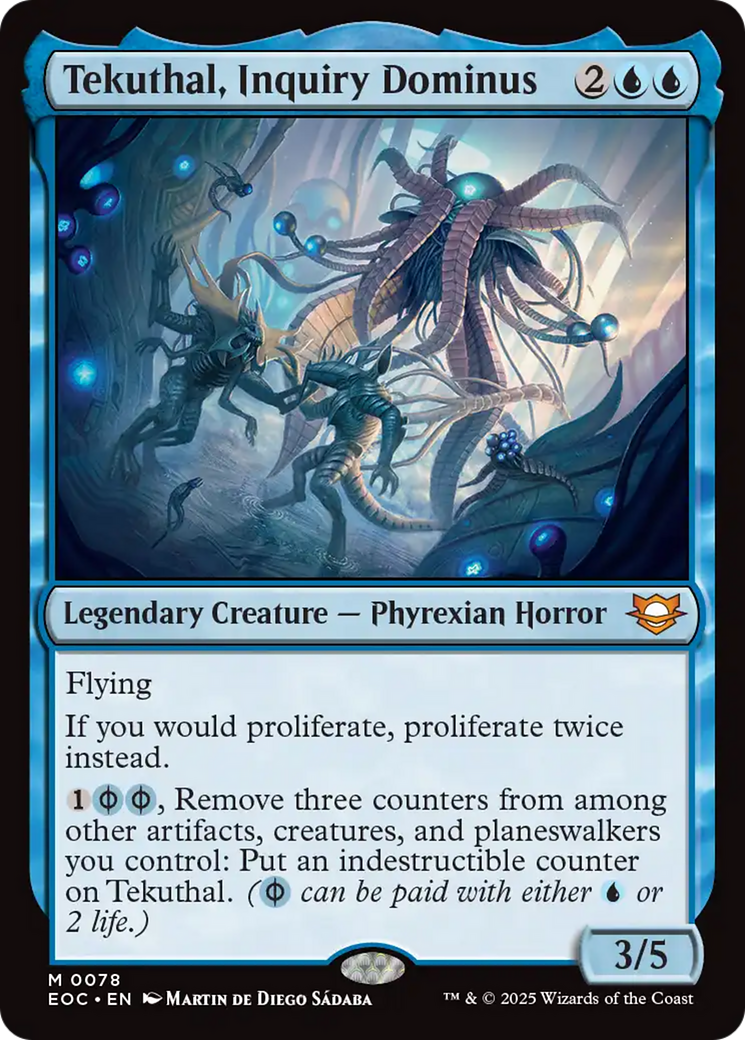 Magic: The Gathering - Tekuthal, Inquiry Dominus - Edge of Eternities Commander