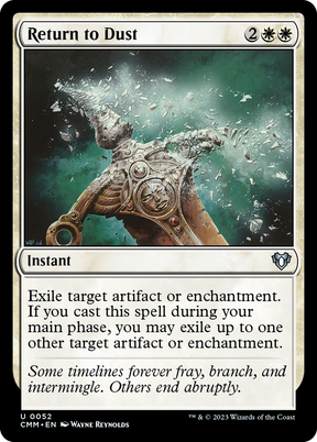 Magic: The Gathering - Return to Dust Foil - Commander Masters