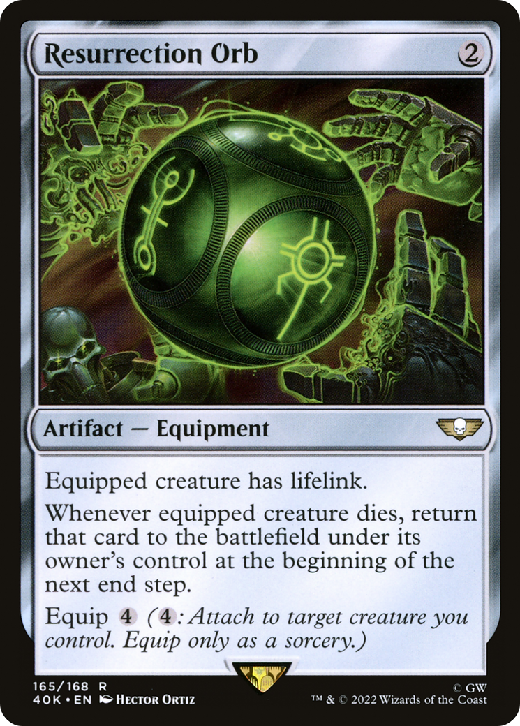 Magic: The Gathering - Resurrection Orb - Warhammer 40000 Commander