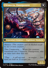 Magic: The Gathering - Ultimecia, Time Sorceress // Ultimecia, Omnipotent Foil - Final Fantasy