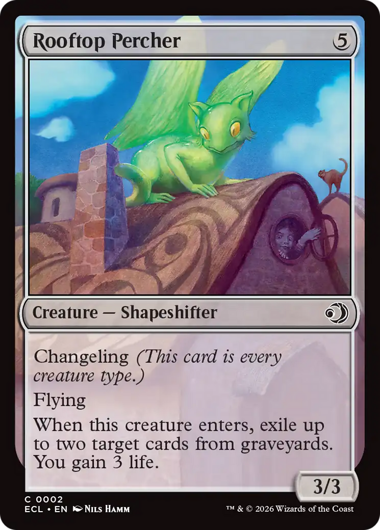 Magic: The Gathering - Rooftop Percher Foil - Lorwyn Eclipsed