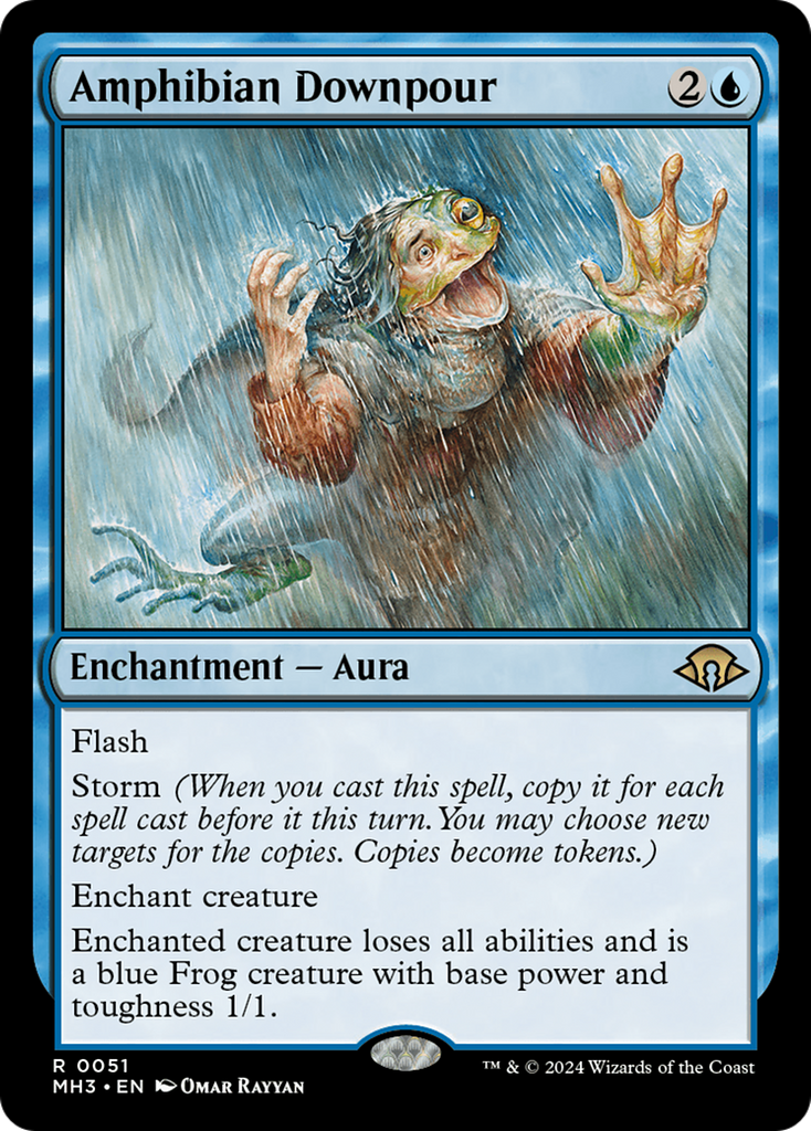 Magic: The Gathering - Amphibian Downpour Foil - Modern Horizons 3