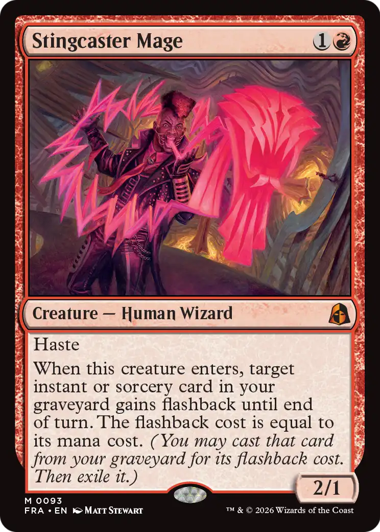 Magic: The Gathering - Stingcaster Mage - Reality Fracture