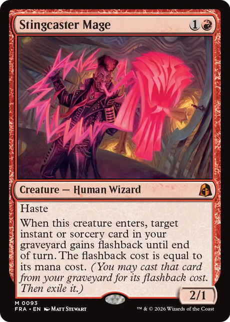 Magic: The Gathering - Stingcaster Mage - Reality Fracture