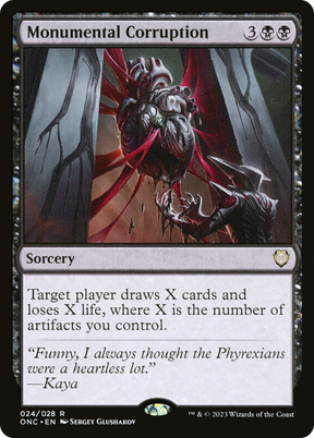 Magic: The Gathering - Monumental Corruption - Phyrexia: All Will Be One Commander