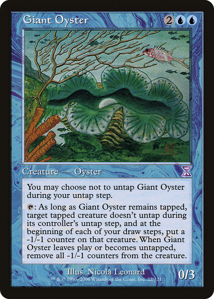 Magic: The Gathering - Giant Oyster - Time Spiral Timeshifted