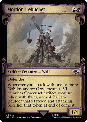 Magic: The Gathering - Mordor Trebuchet Foil - The Lord of the Rings: Tales of Middle-earth