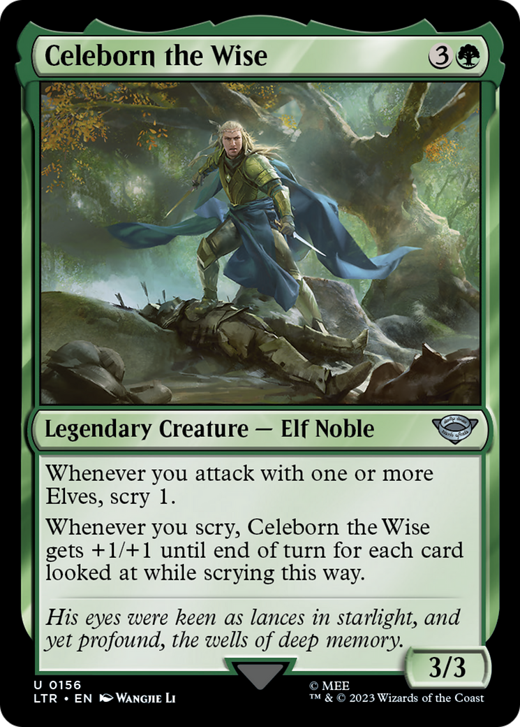 Magic: The Gathering - Celeborn the Wise Foil - The Lord of the Rings: Tales of Middle-earth
