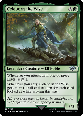 Magic: The Gathering - Celeborn the Wise Foil - The Lord of the Rings: Tales of Middle-earth