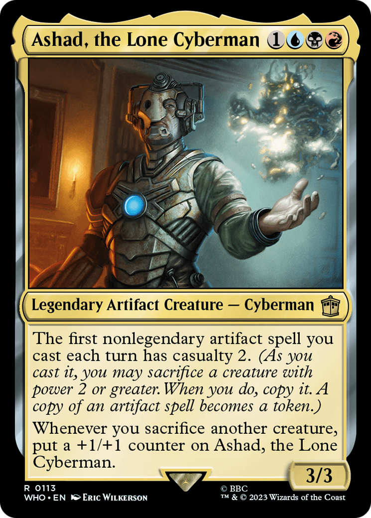 Magic: The Gathering - Ashad, the Lone Cyberman - Doctor Who
