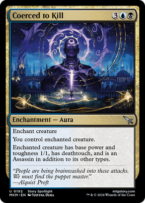 Magic: The Gathering - Coerced to Kill Foil - Murders at Karlov Manor