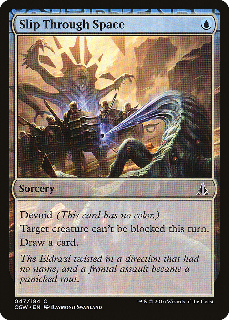 Magic: The Gathering - Slip Through Space Foil - Oath of the Gatewatch
