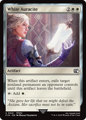 Magic: The Gathering - White Auracite - Final Fantasy