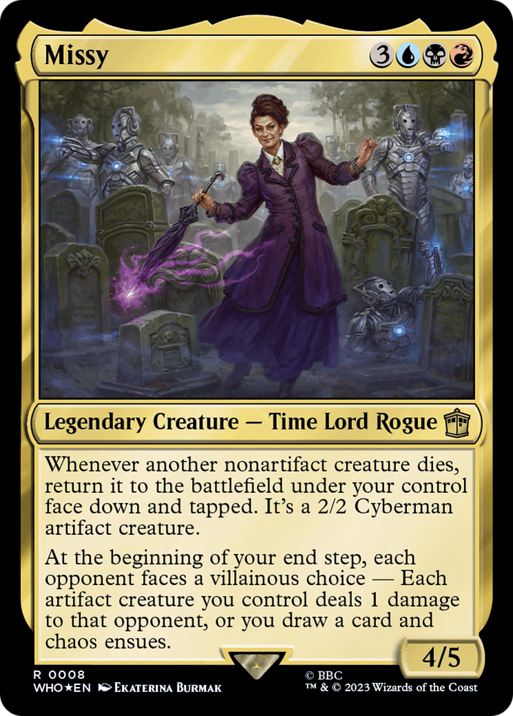 Magic: The Gathering - Missy Foil - Doctor Who
