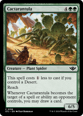Magic: The Gathering - Cactarantula Foil - Outlaws of Thunder Junction