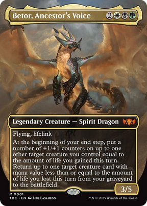 Magic: The Gathering - Betor, Ancestor's Voice - Tarkir: Dragonstorm Commander