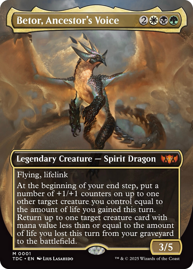 Magic: The Gathering - Betor, Ancestor's Voice - Tarkir: Dragonstorm Commander