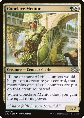 Magic: The Gathering - Conclave Mentor - Double Masters 2022