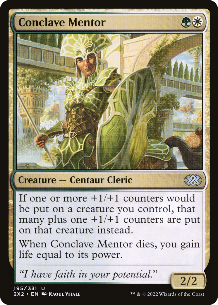 Magic: The Gathering - Conclave Mentor Foil - Double Masters 2022