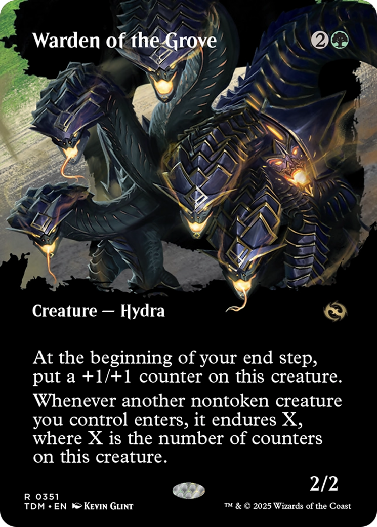 Magic: The Gathering - Warden of the Grove Foil - Tarkir: Dragonstorm