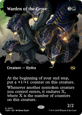 Magic: The Gathering - Warden of the Grove Foil - Tarkir: Dragonstorm