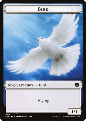 Magic: The Gathering - Bird Token - Phyrexia: All Will Be One Commander Tokens