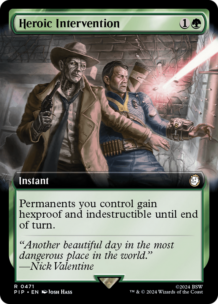 Magic: The Gathering - Heroic Intervention Foil - Fallout