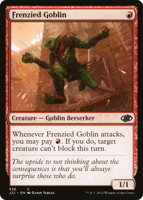 Magic: The Gathering - Frenzied Goblin - Jumpstart 2022