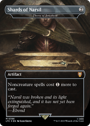 Magic: The Gathering - Thorn of Amethyst Foil - Tales of Middle-earth Commander