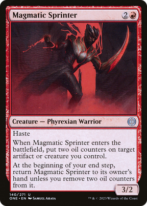 Magic: The Gathering - Magmatic Sprinter - Phyrexia: All Will Be One
