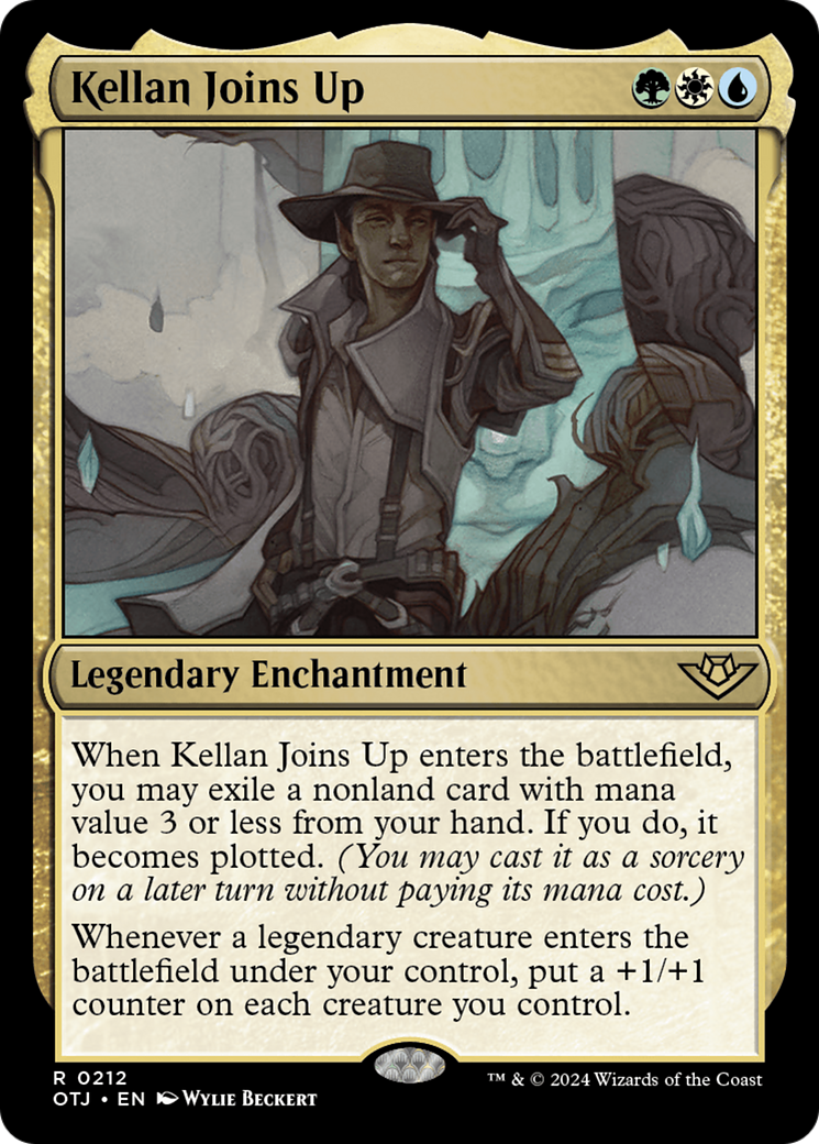 Magic: The Gathering - Kellan Joins Up Foil - Outlaws of Thunder Junction