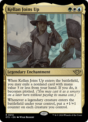 Magic: The Gathering - Kellan Joins Up Foil - Outlaws of Thunder Junction
