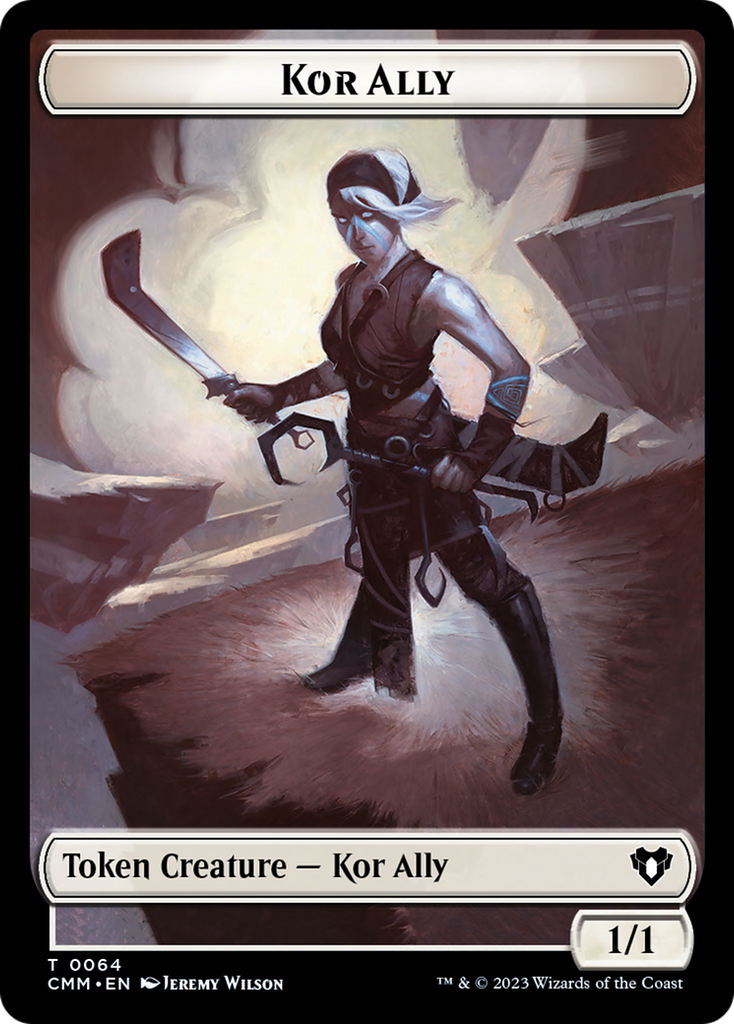 Magic: The Gathering - Kor Ally Token - Commander Masters Tokens