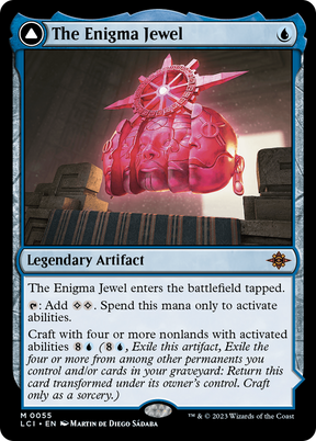 Magic: The Gathering - The Enigma Jewel // Locus of Enlightenment Foil - The Lost Caverns of Ixalan
