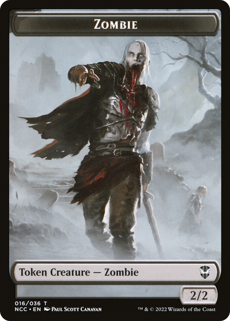 Magic: The Gathering - Zombie Token - New Capenna Commander Tokens