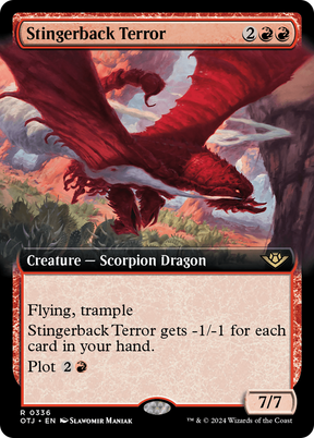 Magic: The Gathering - Stingerback Terror Foil - Outlaws of Thunder Junction