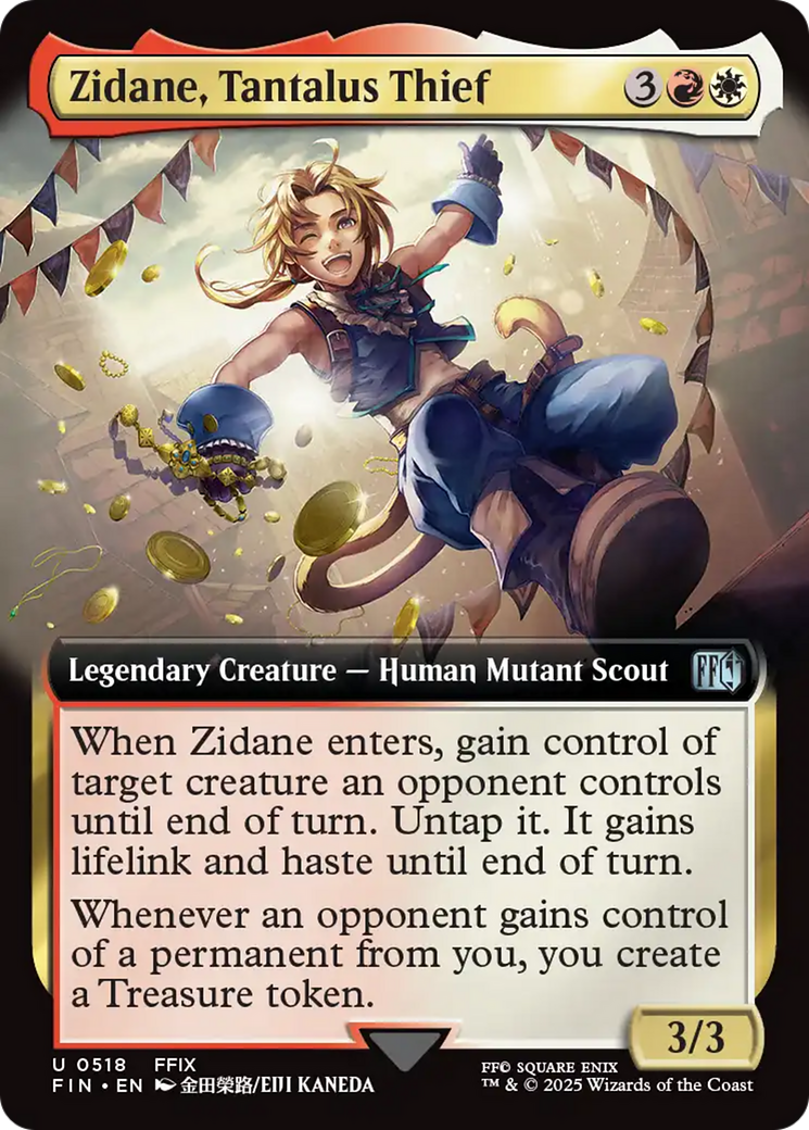 Magic: The Gathering - Zidane, Tantalus Thief Foil - Final Fantasy