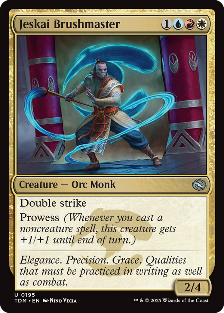 Magic: The Gathering - Jeskai Brushmaster Foil - Tarkir: Dragonstorm